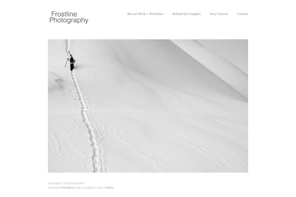 Hatch theme site design template sample