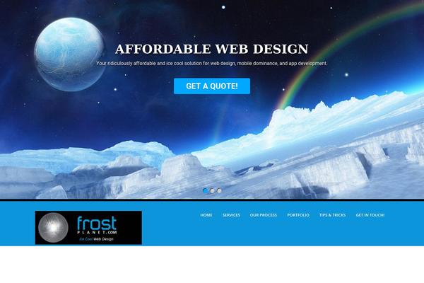 frostplanet.com site used Skt-white-pro
