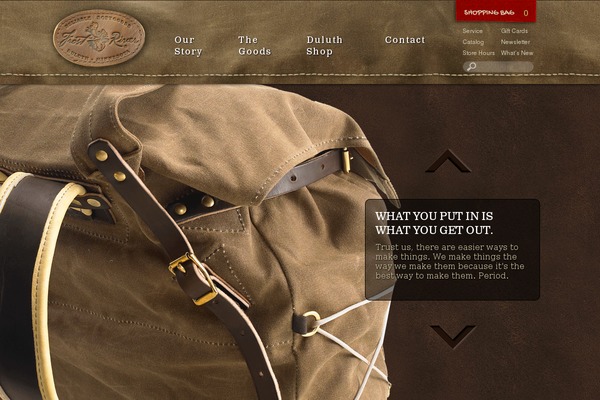 Storefront Footer Bar website example screenshot