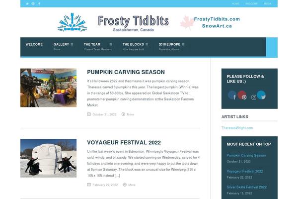Grimag theme site design template sample