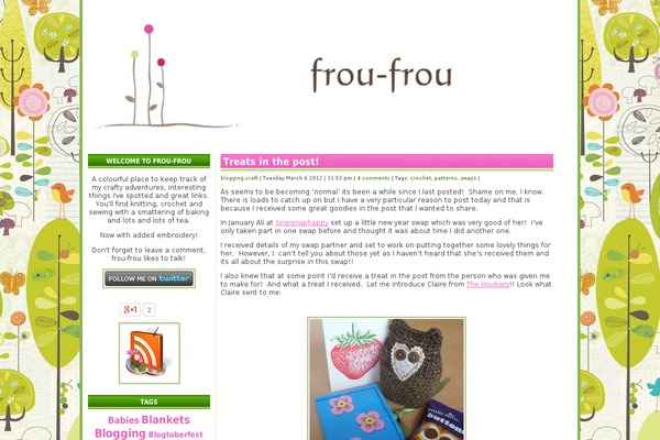 frou-frou.co.uk site used Flower-power
