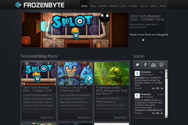 frozenbyte.com site used Fb_theme