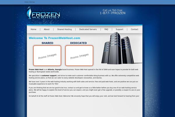 frozenwebhost.com site used Mindseye