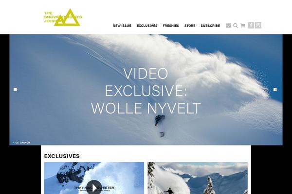 frqncy.com site used Snowboarders-journal