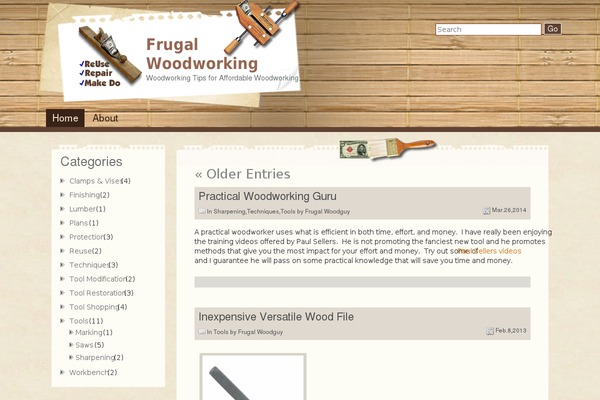 frugalwoodworking.com site used Wood is Good