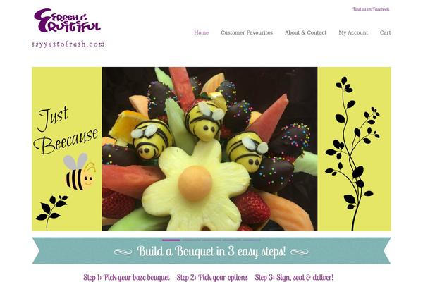 fruitifulbouquets.ca site used Fruitiful