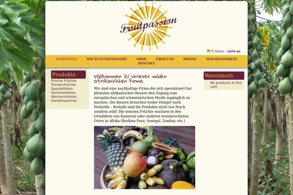 fruitpassion.ch site used Oulipo-wpcom