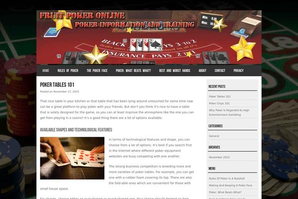Striker theme site design template sample