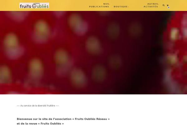 fruitsoublies.org site used Bazien-child