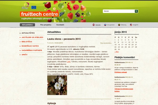 fruittechcentre.eu site used Fruittechcentre