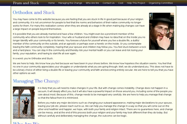 WordPress website example screenshot