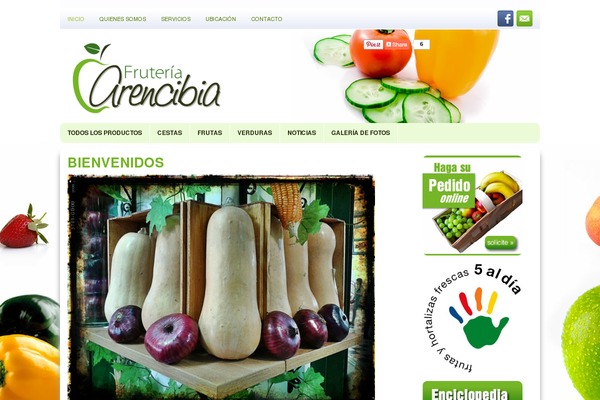 fruteriaarencibia.com site used Flore