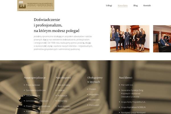 Anwalt theme site design template sample