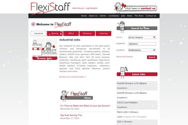 Jobjockey theme site design template sample
