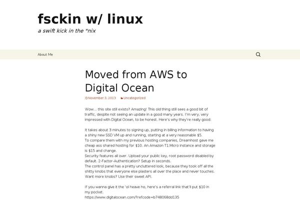 WordPress website example screenshot