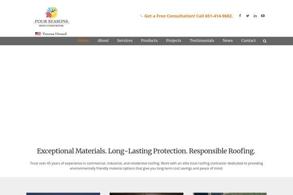WordPress website example screenshot