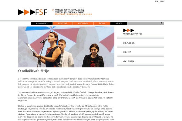 fsf.si site used Dignitas