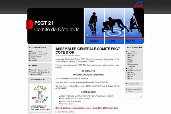 fsgt21.fr site used Fsgt_optimise