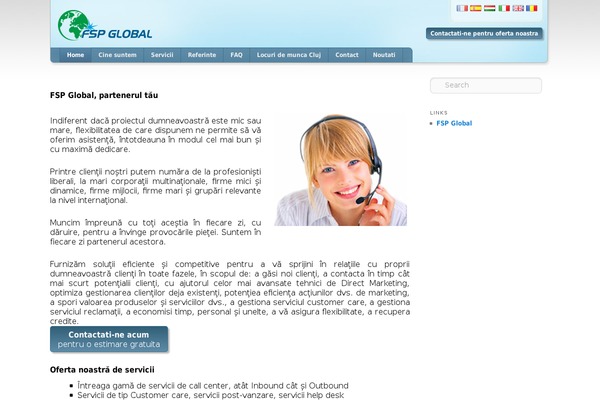 WordPress website example screenshot