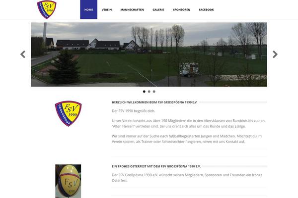 Jupiter theme site design template sample