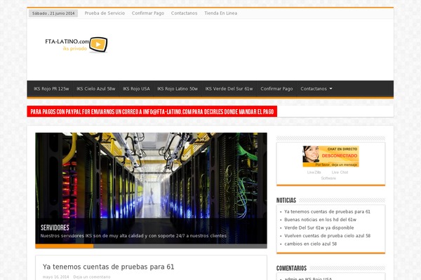 Sahifa theme site design template sample