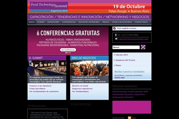 ftsummit.com.ar site used Foodargentina