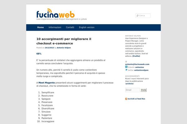 fucinaweb.com site used Fucinaweb2011
