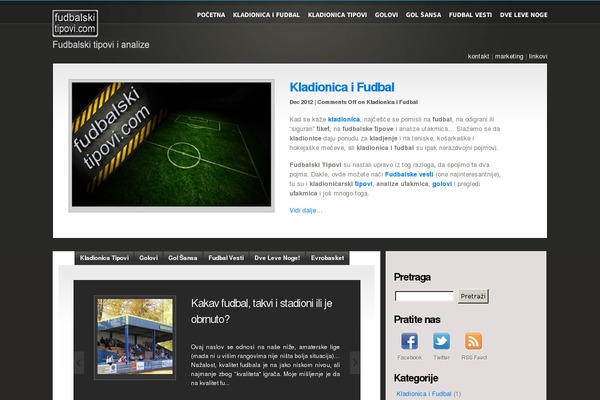 Site using WP Socializer plugin