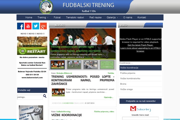 fudbalskitrening.com site used Acosmin5