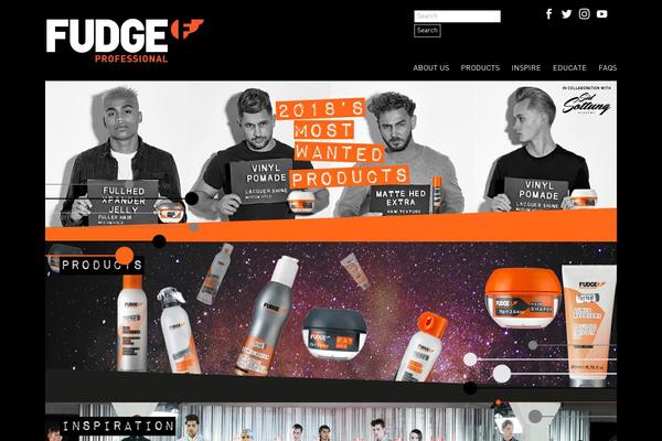 Fudge theme site design template sample