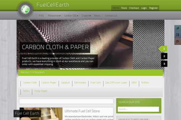 fuelcellearth.com site used New-commerce
