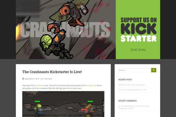 WordPress website example screenshot