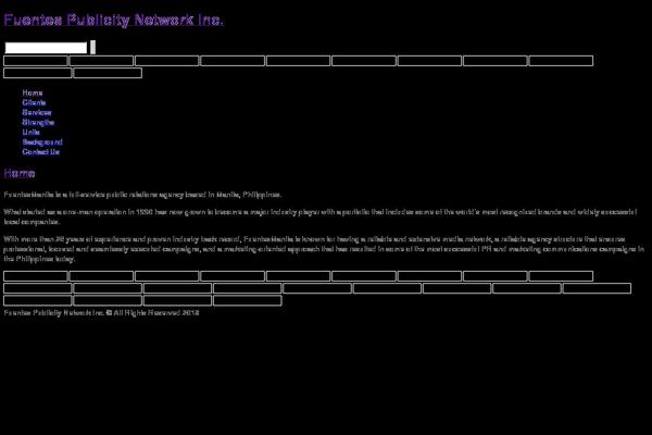 WordPress website example screenshot