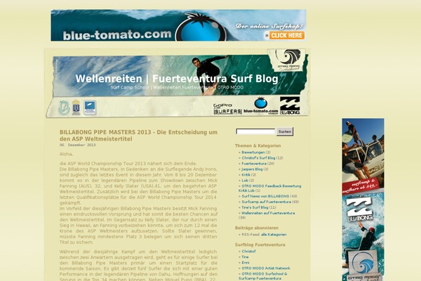 WordPress website example screenshot