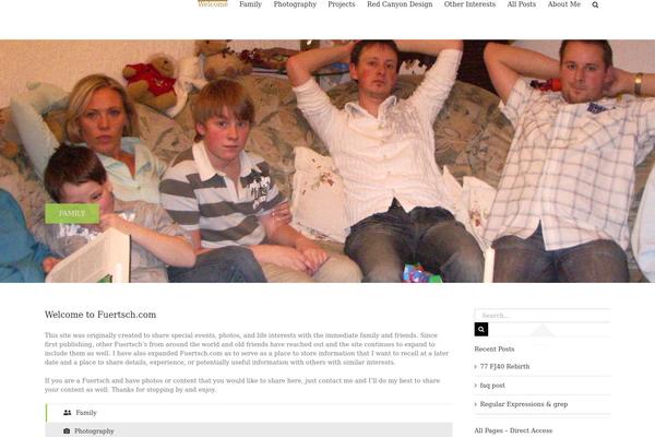 Avada theme site design template sample