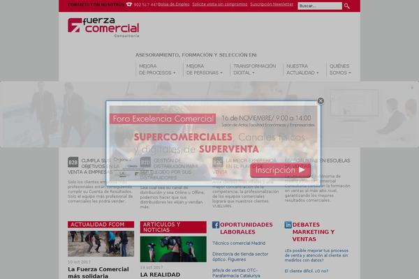 fuerzacomercial.es site used Fuerzacomercial