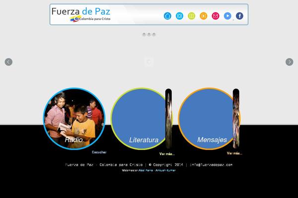 fuerzadepaz.com site used Colomb