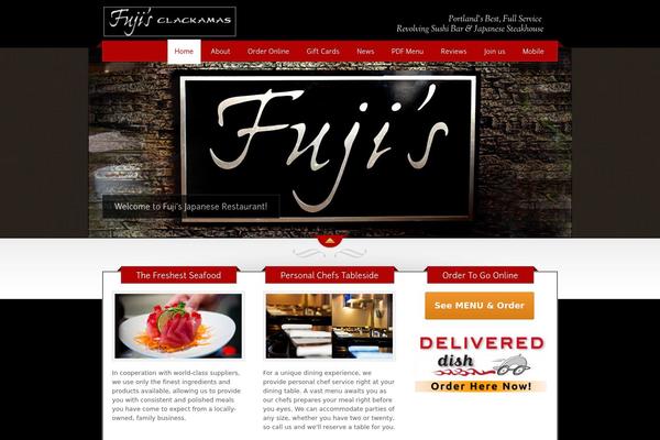 The Restaurant theme site design template sample