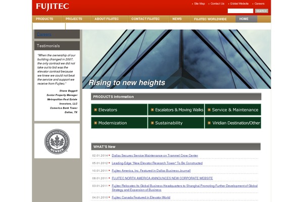 fujitecamerica.com site used Fujitec