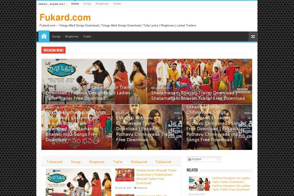 WordPress website example screenshot
