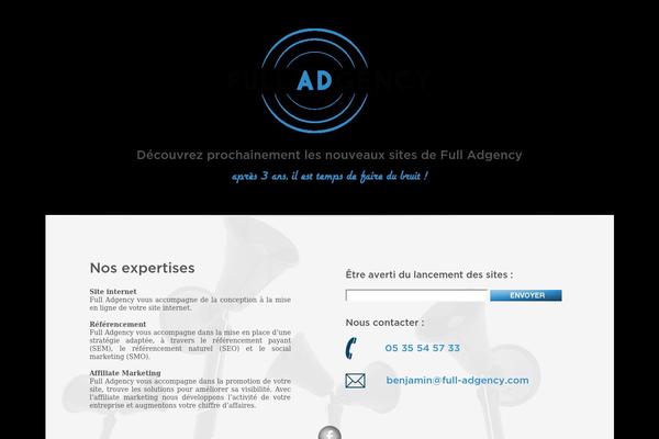 Super-agency theme site design template sample