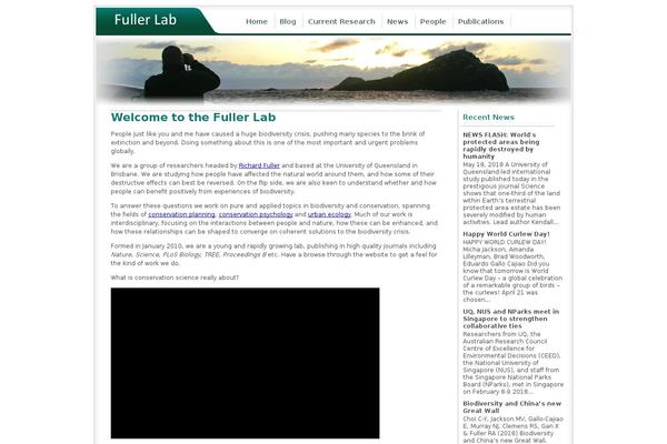 fullerlab.org site used Fuller_lab