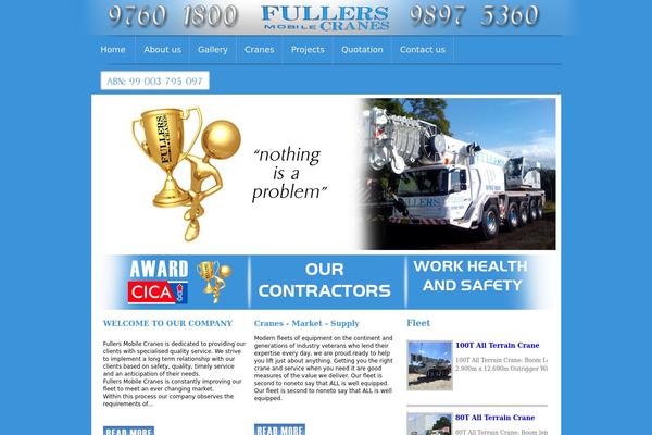 fullersmobilecranes.com site used Fullersmobilecranes