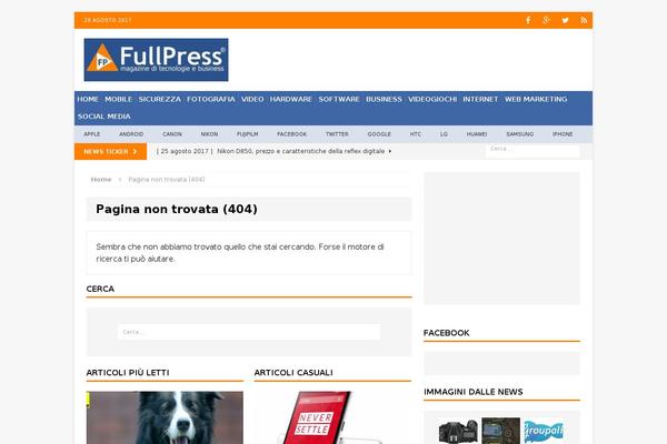 WordPress website example screenshot