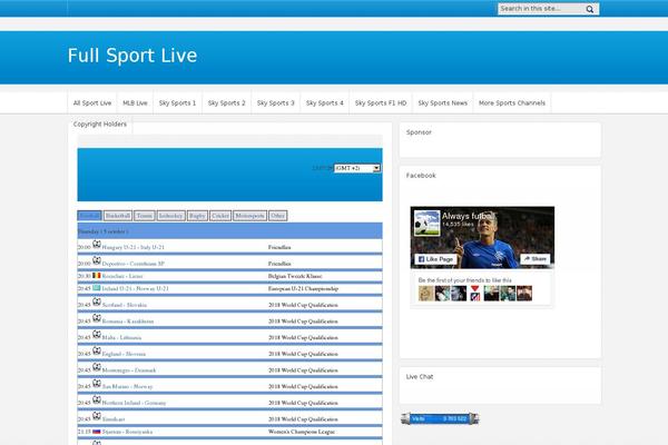 fullsportlive.org site used Tutsblog