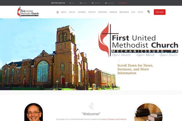 Church and Event theme site design template sample