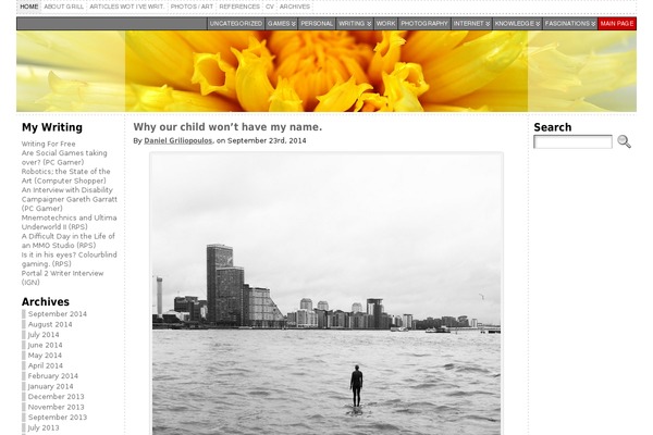 WordPress website example screenshot
