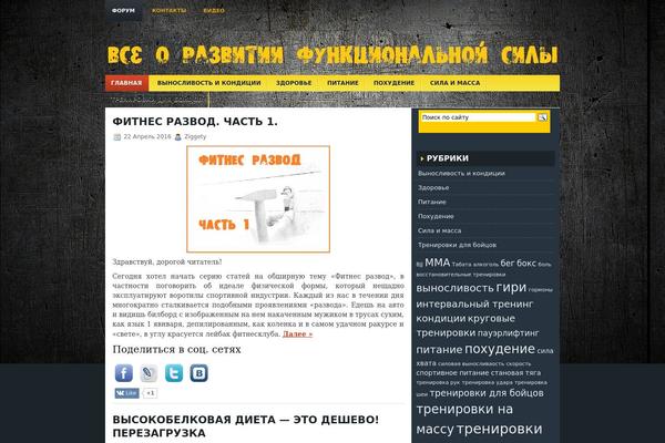 WordPress website example screenshot