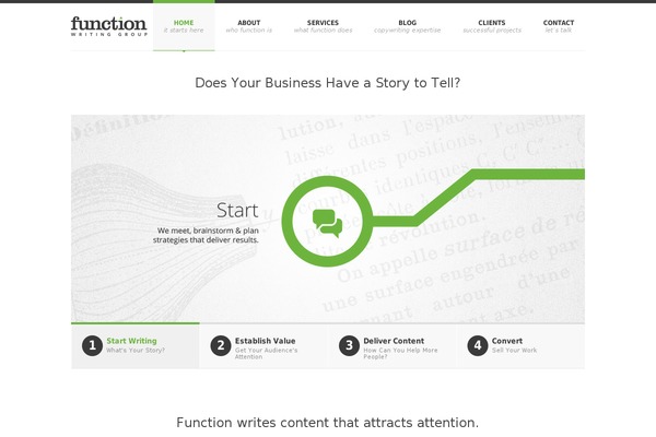 WordPress website example screenshot