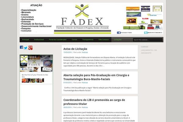 fundacaofadex.org site used Esplanade